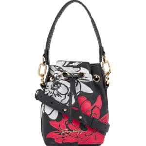 LUXE LEATHER MINI BUCKET FLOR